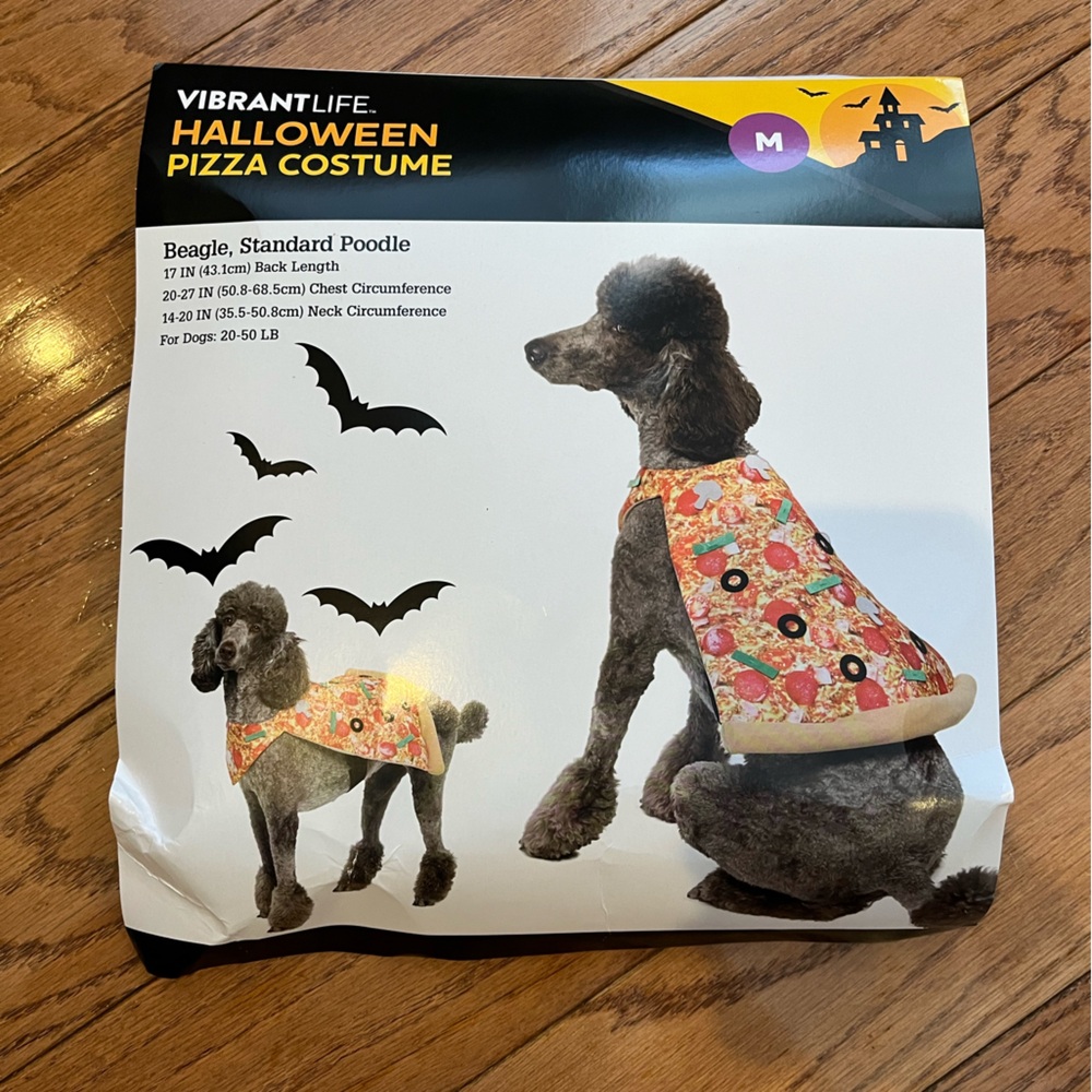 Halloween Pizza Dog Costume